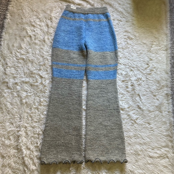 ANDERSSON BELL Khaki & Blue Senya Color Block Lounge Pants - Size L/XL - Picture 7 of 11
